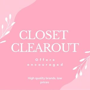 $5 starting bids! Size XS-Med closet clearout!